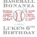 Printable Invitations- Baseball Bonanza by Bloom