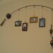 Fishing Pole Picture Frame - Metal Brown - 4 Frames