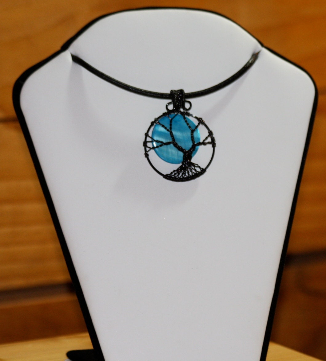 Once in a Blue Moon Tree of Life Pendant