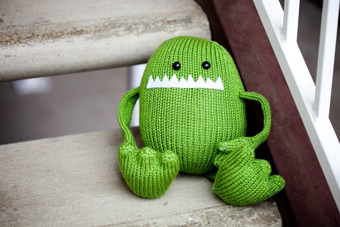 Harold the Amigurumi Stuffed Animal Monster Toy