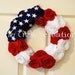 Patriotic Rose Wreath