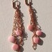 Rose Gold Vermeil and Rhodolite Earrings