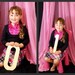 12inch wooden photography prop numbers, includes - 2 0 1 and  2 .