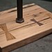 Spalted Wormy White Oak Butterfly Keyed Jewelry - Paper Towel Stand