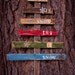 Let It Snow Rustic Christmas tree Pallet Art