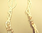 Vintage Feminine Faux Pearl  Necklace