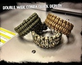Paracord quick deploy bracelet made with the blaze bar