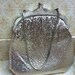 Silver Glomesh Evening Bag. Oroton West Germany. Vintage Purse.