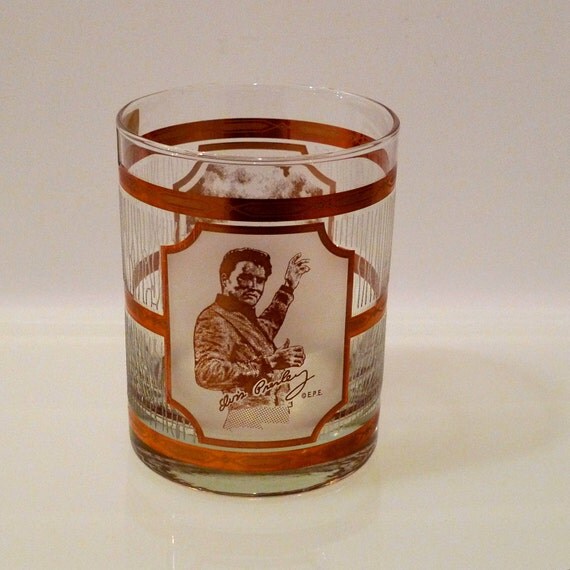 Elvis Graceland Glasses Tumbler 22K Gold Culver by ...