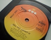 Journal Small Sketchbook Writing Pad - Vinyl Record, Billy Joel - Tell Her About It