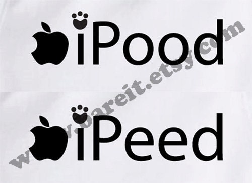 Ipood & Ipeed Cute Twins / Baby Funny Humor Onesie/Creeper/Bodysuit Size 3, 6, 12, 18, 24 Months Color White