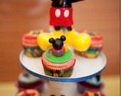 Mickey Mouse Assorted Cupcake Toppers