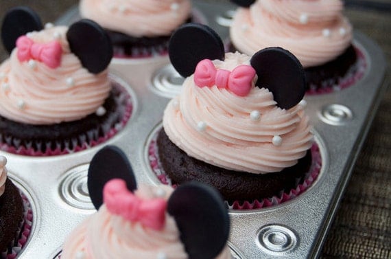 MInnie Mouse Fondant toppers