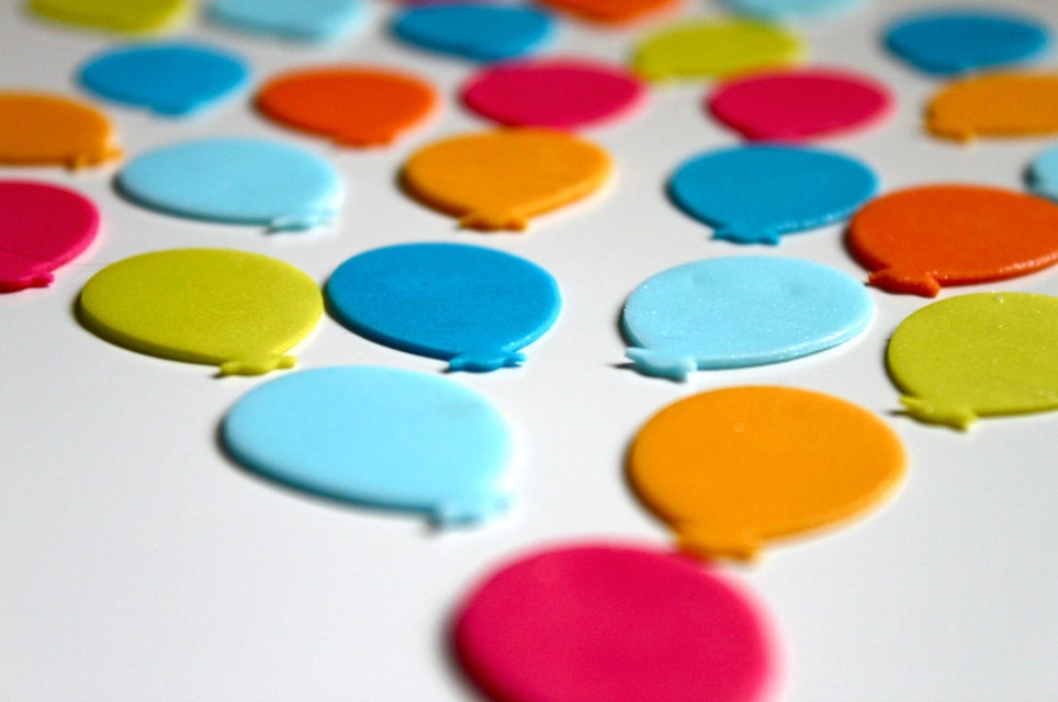 Up theme Balloon Fondant Toppers