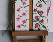 Floral Hand Painted Gift Cards, Gift Tags, Set of 2