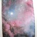 Nebula Galaxy Print Rectangular Long Silk Scarf  "Eta Carinae"
