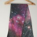 Nebula Galaxy Print Silk Scarf - Young Stars