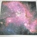 Nebula Galaxy Print Silk Scarf - Young Stars