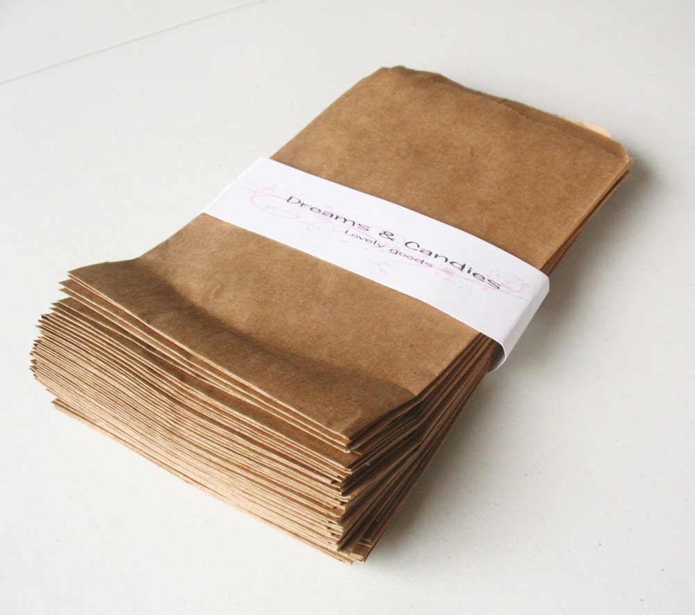 25- 5 x 7" Kraft Paper Bags for decorate, stamp, gift bags, envelopes, party favors, and many more