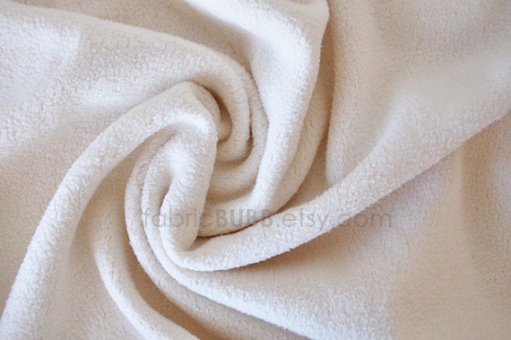 Organic Cotton Sherpa Fabric by Michael Miller Fabrics, One Yard, 1 Yard