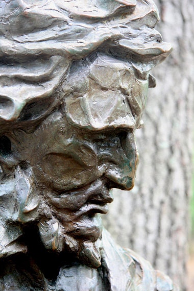 Statue, Architecture, Henry David Thoreau, Walden Pond, MA