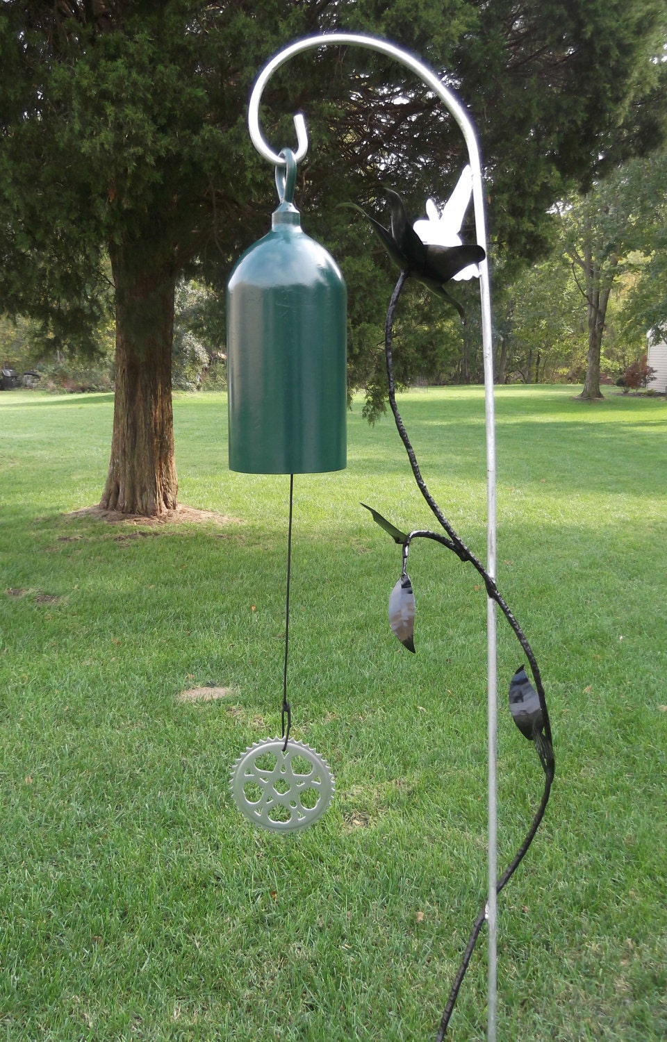 Scuba diving tank bell wind chime by PSACustomCreations on Etsy