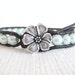 Leather Beaded Wrap Bracelet