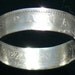 Silver Coin Ring 1870 Spain 1 Peseta - RIng Size 7 1/2 and Double Sided