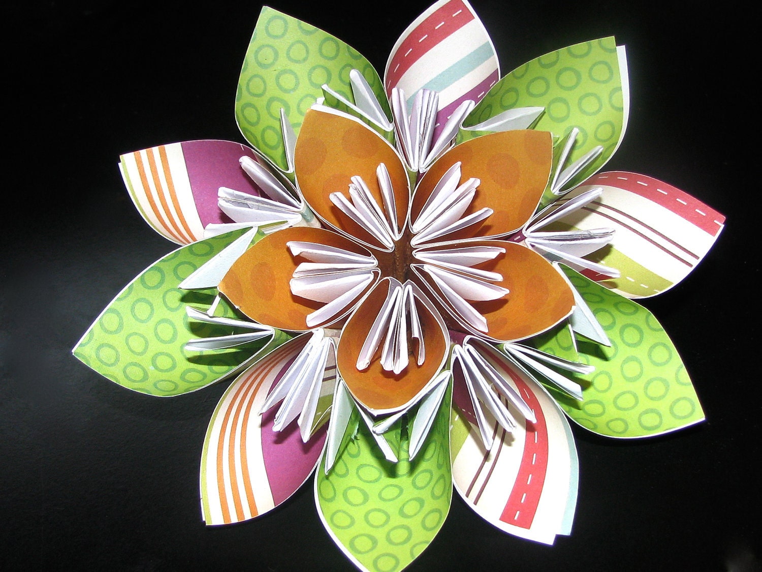 Origami Love Coupon Flower