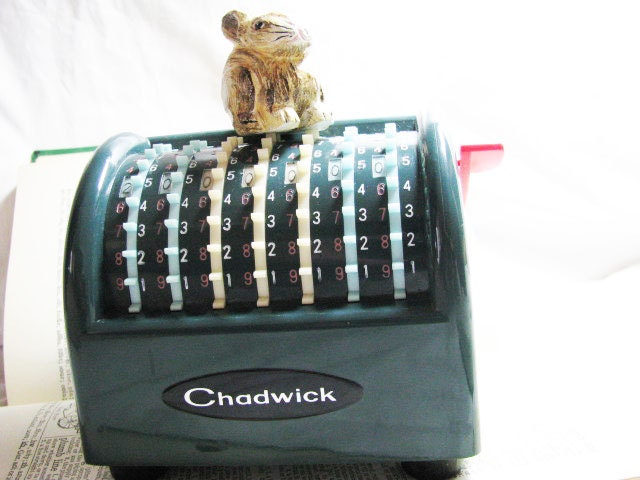 SALE Now Over 25% Off Vintage Industrial Chadwick Manual Handy Dandy Adding Machine-Office RETRO Madmen MIDCENTURY Geek-Desktop 1960s
