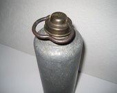 Vintage Galvanized Metal Hot Water Bottle - Germany - Industrial