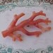Unusual Molded Celluloid "Coral" Branch Brooch