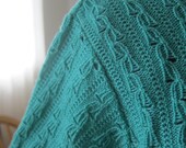 Turquoise Short Sleeve Knit Shirt with Sailboat Pattern