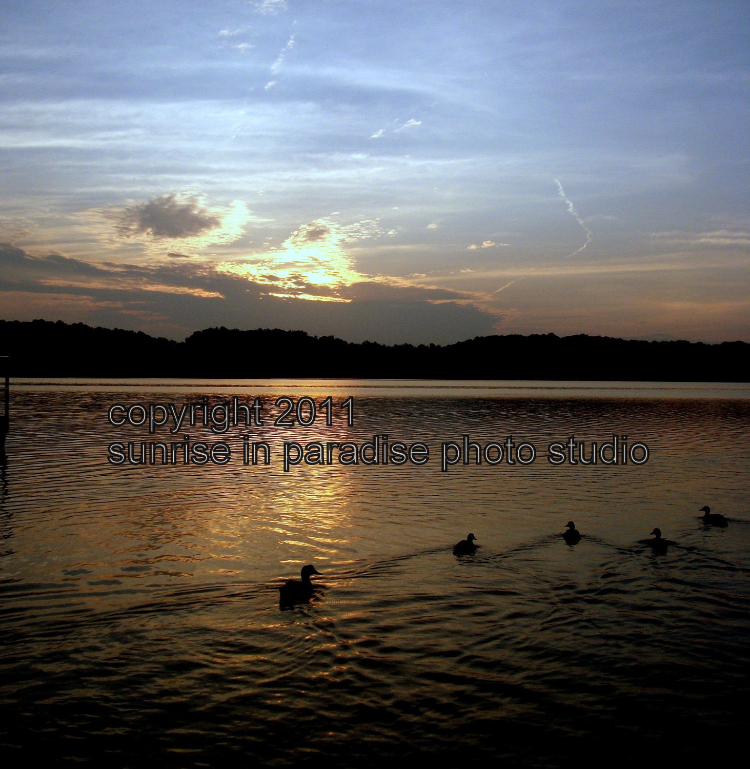 Sunrise photo,  home decor,   (5x7 inch print) nature photography