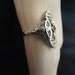 Antique Edwardian - Art Deco Sapphire & Diamond Filigree Ring - Great Wedding, Anniversary or Mother's Day gift