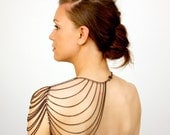 epaulette chain body jewelry // SPAULDER aka the cape