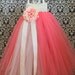 Coral Tutu Dress- many options available, customize