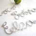 Personalized Custom Name Necklace - Handmade