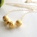 14K Gold Filled Beads Necklace - Sample, Everyday Jewelry