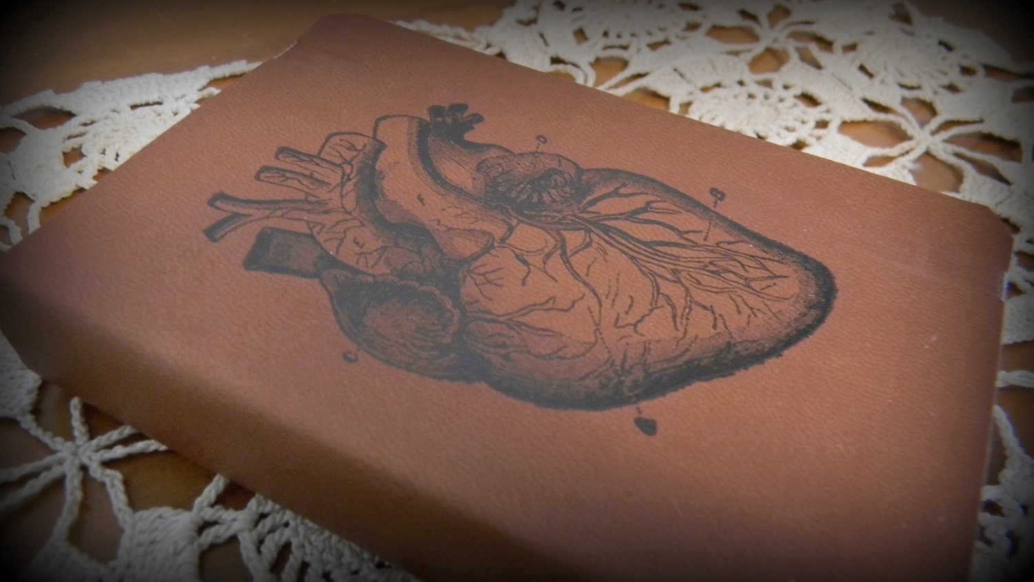 Anatomical Heart Pocket Journal Sketch Book Pad