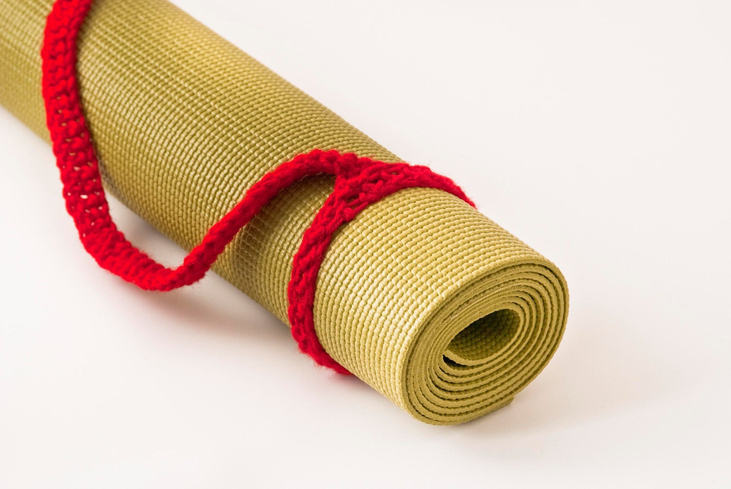 Yoga Mat Sling, Cherry Red, Tote Handle - FREE Shipping - TFI