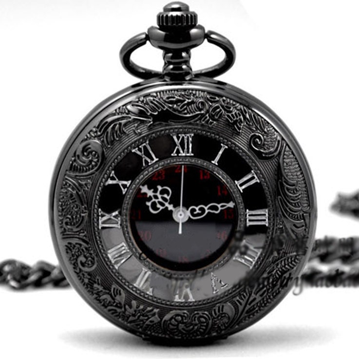 Black Pocket Watch