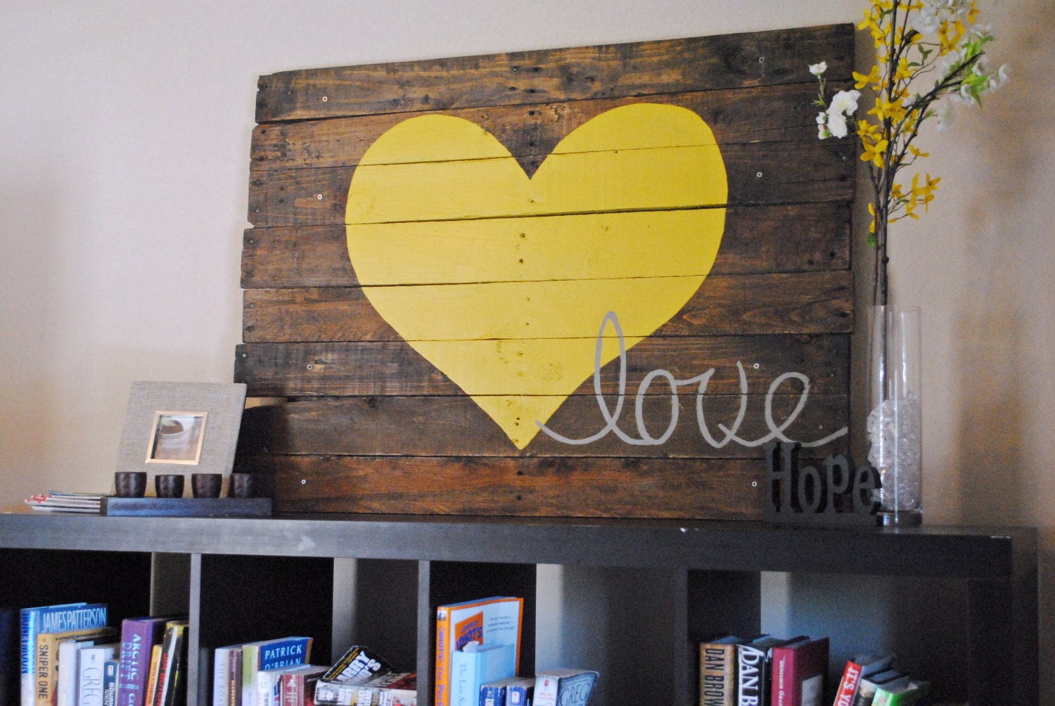 Reclaimed Wood Love Sign