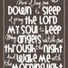 Nursery Art - The Lord's Prayer - Now I lay me down to sleep  - 8x10 Art Print -