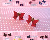 Choose Any Senshi: Sailor Moon Fuku Bow Earrings