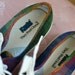 Vintage Striped Rainbow Keds Sneakers / 1980s Sneakers