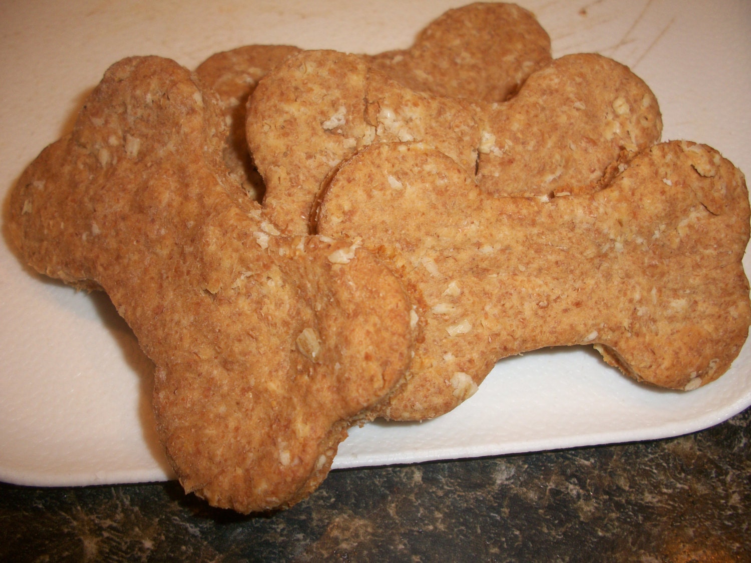 Items similar to Homemade Peanut Butter and Oat Dog Treats Package of