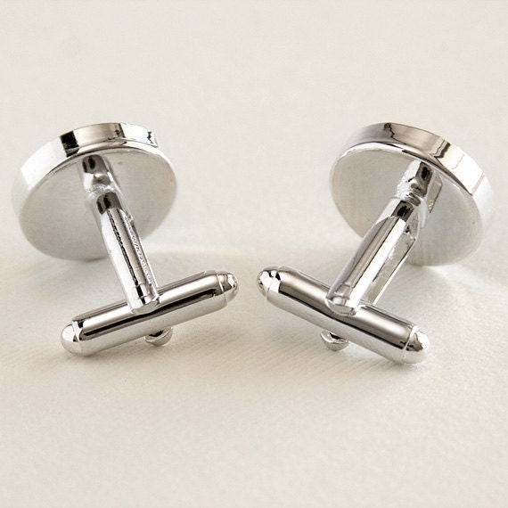 Father of the Bride Cufflinks - Walk Me Down the Aisle - Silver Plated Cufflinks - Gift for Father on Your Wedding Day