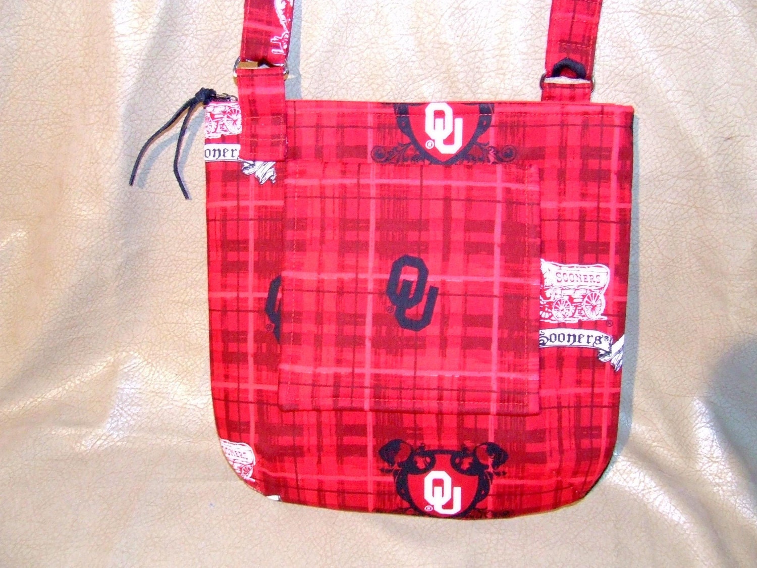 Oklahoma Sooners Hippie or Swing Purse