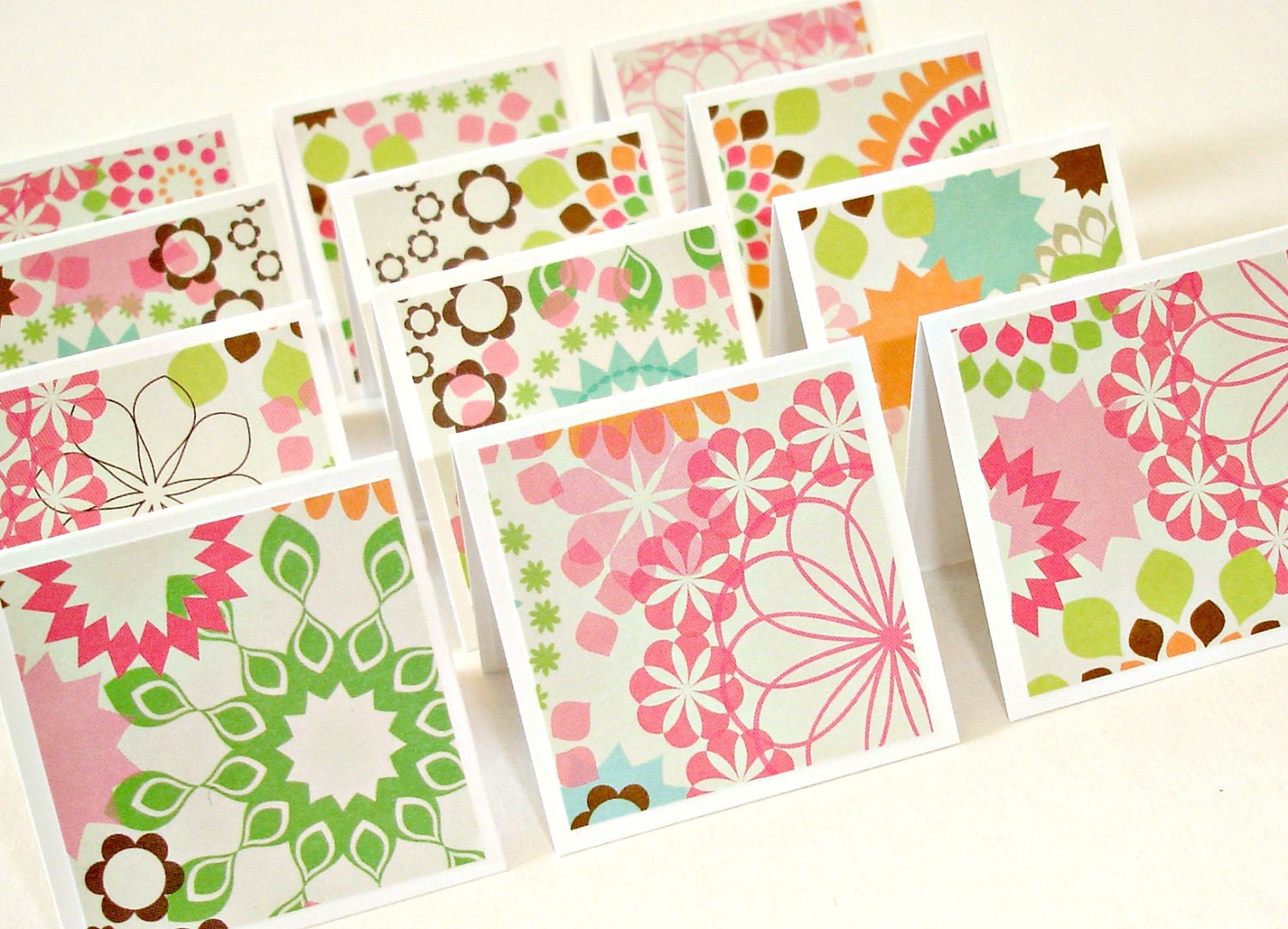 Mini cards Thank you notes Souffle Floral Design Blank note cards 1 dozen lunchbox notes